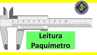 Leitura Paquímetro 01 mm Nova Verificação [upl. by Yremrej]