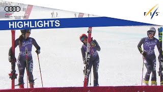 Highlights  Brignone leads Italian clean sweep at GS Aspen  FIS Alpine [upl. by Gurolinick35]