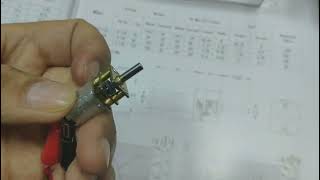 M334 Mini DC Gear Motor Low RPM 1000rpm Ga12 N20 Adjustable Speed [upl. by Akimad535]