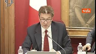 Giorgetti «Le rendite catastali aumenteranno per chi ha usato il Superbonus» [upl. by Ahsert]