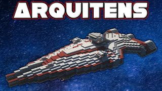 Minecraft Tutorial Star Wars How to Make an Arquitensclass Light Cruiser 15 [upl. by Tory986]