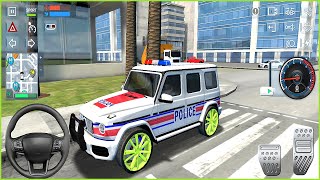 Direksiyonlu G63 Jeep Polis arabası oyunu 4K 39  Police Sim 2022 Game  Android Gameplay 4K [upl. by Silloh]