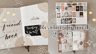 2024 Reading Journal Setup🌟  First time setting up a reading journal [upl. by Nivaj]