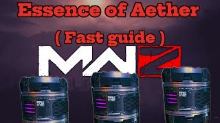 MWZEssence of aether tier 3 mission ACT 2  location guide [upl. by Frayda]