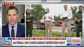 Hawley Reacts To Mayorkas Fulfilling Bidens Open Border Dreams Impeachment Is The Solution [upl. by Chrystal521]