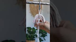 Macrame leaf colourfulmacrametutorial [upl. by Tav]