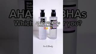 The Difference Between AHA and BHA amp Which One is Right For Youchemicalexfoliation skincaretips101 [upl. by Ardella921]