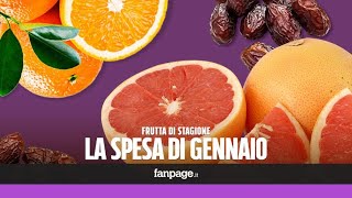 La frutta di stagione cosa comprare a gennaio [upl. by Matthaus963]