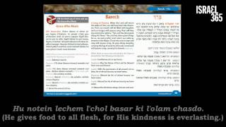 Seder Melodies 9 Birkat Hamazon  Grace After Meals [upl. by Lotsyrk]