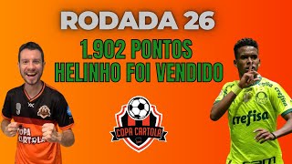 CHEGA DE DATA FIFA  DICAS RDD 26 CARTOLA [upl. by Llenrod997]