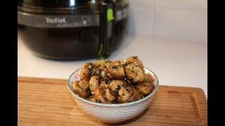 Tefal Actifry 2 in 1 Buttery Garlic Mushrooms [upl. by Anorahs]