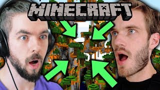 We Got So LUCKY In Minecraft wpewdiepie [upl. by Wehttam]