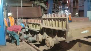 steel plant documentary Rungtawho to pellet plant introduction machine pallet car replacement🛠🪛🔩🔧🔨 [upl. by Ramsay]