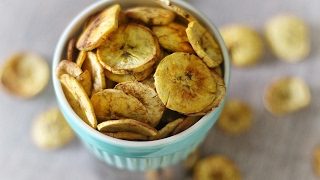 OVEN BAKED PLANTAIN CHIPS [upl. by Rintoul]