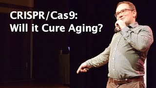 CRISPR Cas9 Will it Cure Aging — Talk by Oliver Medvedik at DNA Conference [upl. by Lillie]