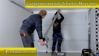 Installationsanleitung Garagentorantrieb  Schartec Move 600 [upl. by Wendin]