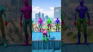 GTA 5 Epic Water Ragdolls  SpiderMan Jumps  Fails ep3039 shorts [upl. by Atkinson]