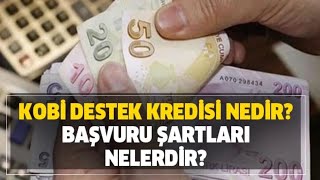 KOBİ KREDİSİ NEDİR KİMLER ALABİLİR ŞARTLARI NELER [upl. by Anselmi]