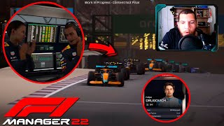 F1 MANAGER 2022  GAMEPLAY COM MUITAS INFORMAÇÕES PortuguêsBR [upl. by Atnahs]