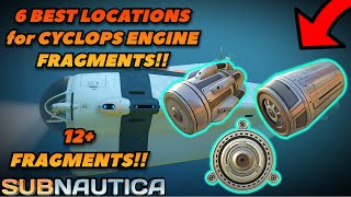 The BEST LOCATIONS For finding Cyclops Engine Fragments in Subnautica [upl. by Ela752]