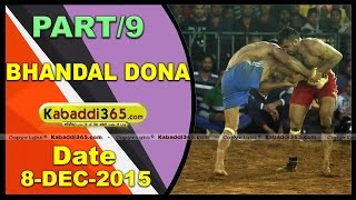 9 Bhandal Dona Kapurthala Kabaddi Tournament 8 Dec 2015 [upl. by Aynatan458]