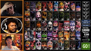 Lets Players Reaction To Trying 5020 Mode For The First Time  Fnaf Ultimate Custom Night [upl. by Eibloc]