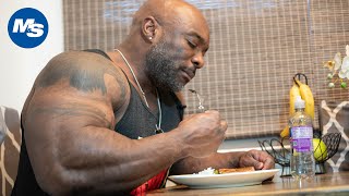 Full Day Of Eating  4990 Calorie Off Season Pro Bodybuilding Diet  Kerrith Bajjo [upl. by Siekram231]