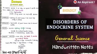 Endocrine System Unit9 Part4  Biology  General Science  Lec42  An Aspirant [upl. by Ffirahs905]