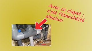 COMMENT METTRE EN PLACE UN CLAPET ANTIRETOUR EN PVC   Piscine9 [upl. by Aihseuqram687]