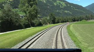 🇦🇹 Führerstandsmitfahrt auf der Zillertalbahn von Mayrhofen nach Jenbach  Cabride 4K UHD [upl. by Akinad]