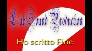 Mario Tessuto  Ho Scritto Fine Base Labsound Production Cover [upl. by Laughry]