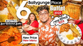 6 Ballygunge Place Buffet 2023 🔥 Best Unlimited Buffet In Kolkata  Authentic Bengali Food Buffet [upl. by Terrab951]