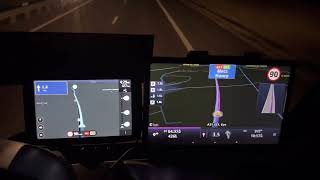 Tomtom go expert 7 vs Sygic Truck  best navigations at the moment [upl. by Emiatej]