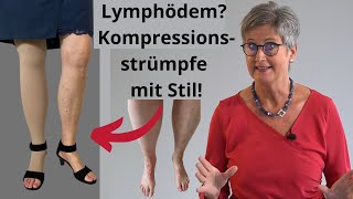 Geschwollene Beine Kompressionsstrümpfe gut kombinieren [upl. by Naj]