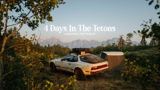 Safari Porsche 944 Camping 4 Days in The Tetons [upl. by Aggi]