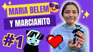 MARIA BELEM CONOCE A MARCIANITO 😱  MarcianitoyYoshi GabyyGildaDulcyFiesta [upl. by Ran52]