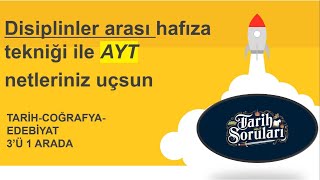 Disiplinler arası hafıza tekniği AYT KONULARI [upl. by Seessel683]