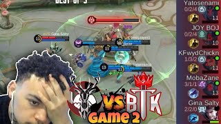 BTK VS TOB GAME 2  NIGHTHORDE TOURNAMENT [upl. by Ecire622]