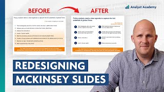 How I redesigned 3 McKinsey slides and made them better [upl. by Colyer]