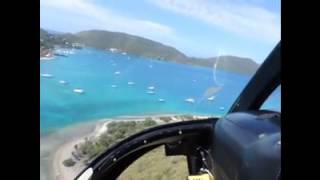 BVI Necker Helicopter Flight [upl. by Smaoht]