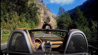 POV HILL CLIMB Grimselpass Porsche Boxster 987 FVD Brombacher exhaust [upl. by Strohben]