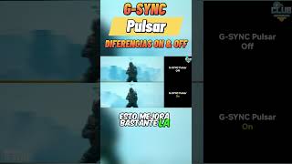 GSYNC PULSAR DIFERENCIAS ON amp OFF [upl. by Dira]