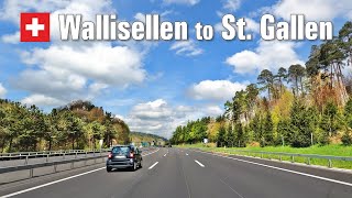 Spring in Switzerland 🇨🇭 Road Trip from Wallisellen to St Gallen 4K [upl. by Yendis]