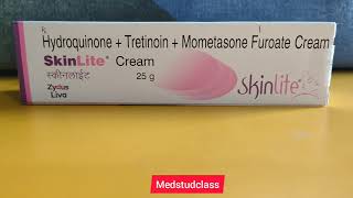 Skinlite cream hydroquinone tretinoin mometasone [upl. by Claudina190]