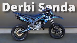 Derbi Senda BUILD STORY  50cc supermoto project [upl. by Yerak88]