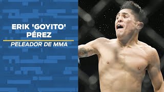 Erik Goyito Pérez peleador de MMA Más Deportes [upl. by Iruyas]