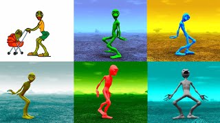 meme Baby Calm Down👽➕🐸FULL HD Official Music Video 2024 alien dance dame tu cosita [upl. by Perrins]