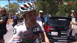 Daryl Impey interview  2019 Santos Tour Down Under [upl. by Ellemac832]