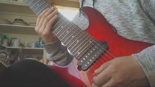 Lorna Shore  To the Hellfire Guitar Solo Cover [upl. by Vaenfila]