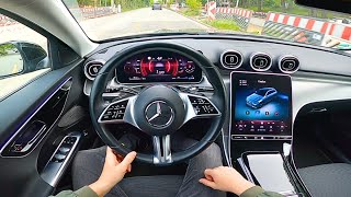 2023 Mercedes Benz C Class C200 d T Avantgarde  pov test drive [upl. by Micky]